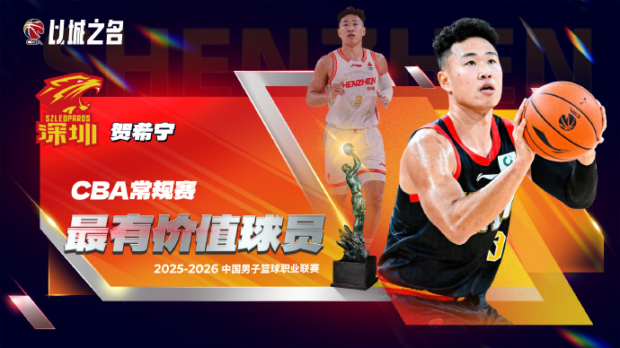 乐鱼体育官方网站-CBA官方：贺希宁首次当选常规赛MVP+入选一阵 成深圳队史首人